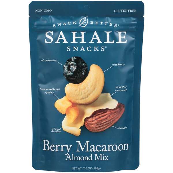 Sahale Snacks Sahale 7 oz. Berry Macaroon Almond, PK4 9386900357